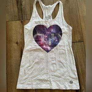 Raw Threads Galaxy Run Tank | Bamboo Moisture Wicking | Size S | EUC